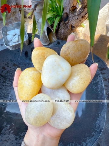 SỎI THẠCH ANH TRẮNG TỰ NHIÊN