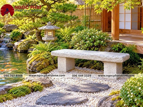 GHẾ ĐÁ GRANITE TỰ NHIÊN NGUYÊN KHỐI