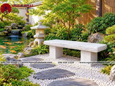 GHẾ ĐÁ GRANITE TỰ NHIÊN NGUYÊN KHỐI