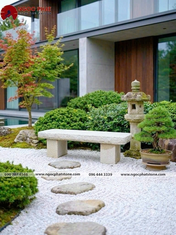 GHẾ ĐÁ GRANITE TỰ NHIÊN NGUYÊN KHỐI