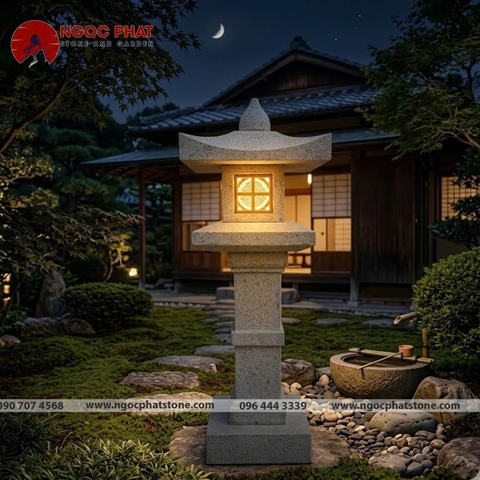 Đèn Đá Granite Nhật Bản