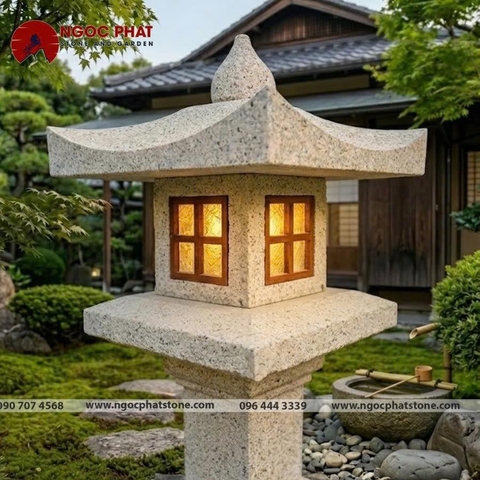 Đèn Đá Granite Nhật Bản