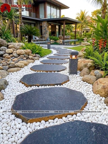 ĐÁ BƯỚC DẠO BAZAN KHÒ
