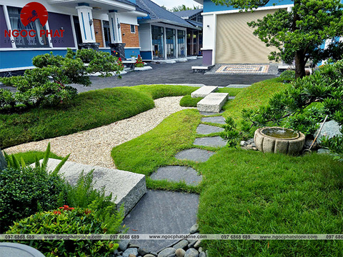 THI CÔNG DỰ ÁN SÂN VƯỜN NHẬT TIỀN GIANG