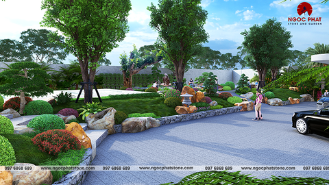 Thiết kế và thi công cảnh quan sân vườn Villa tại TPHCM