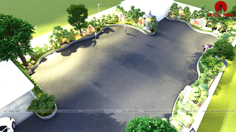 DỰ ÁN THIẾT KẾ VÀ THI CÔNG SÂN VƯỜN