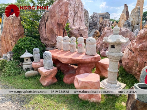 TƯỢNG CẦU NGUYỆN JIZO NHẬT BẢN TRANG TRÍ SÂN VƯỜN