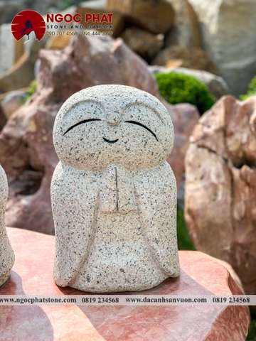TƯỢNG CẦU NGUYỆN JIZO NHẬT BẢN TRANG TRÍ SÂN VƯỜN