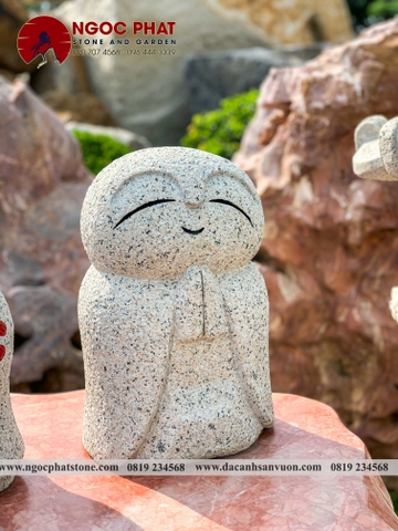 TƯỢNG CẦU NGUYỆN JIZO NHẬT BẢN TRANG TRÍ SÂN VƯỜN