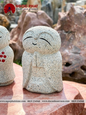 TƯỢNG CẦU NGUYỆN JIZO NHẬT BẢN TRANG TRÍ SÂN VƯỜN