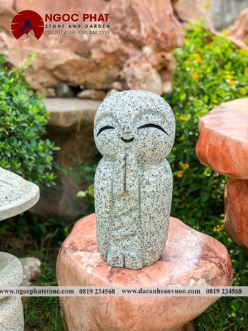 TƯỢNG CẦU NGUYỆN JIZO NHẬT BẢN TRANG TRÍ SÂN VƯỜN