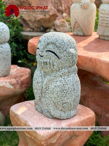TƯỢNG CẦU NGUYỆN JIZO NHẬT BẢN TRANG TRÍ SÂN VƯỜN