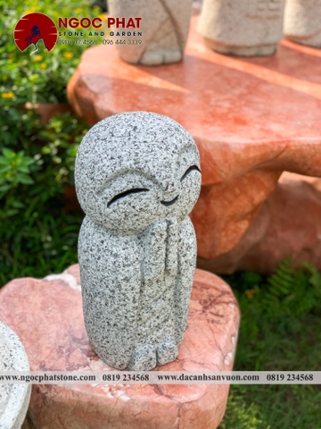 TƯỢNG CẦU NGUYỆN JIZO NHẬT BẢN TRANG TRÍ SÂN VƯỜN