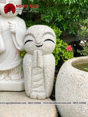 TƯỢNG CẦU NGUYỆN JIZO NHẬT BẢN TRANG TRÍ SÂN VƯỜN