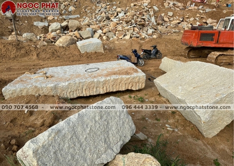 Phôi Đá Chẻ - Đá Tẩy Granite kích thước theo yêu cầu