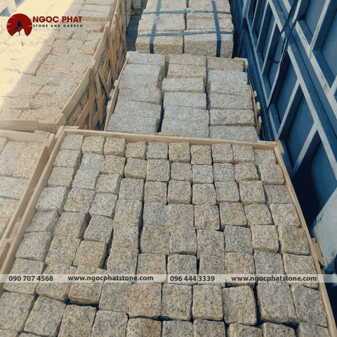 Đá Cúc Bi Granite Quay Cạnh