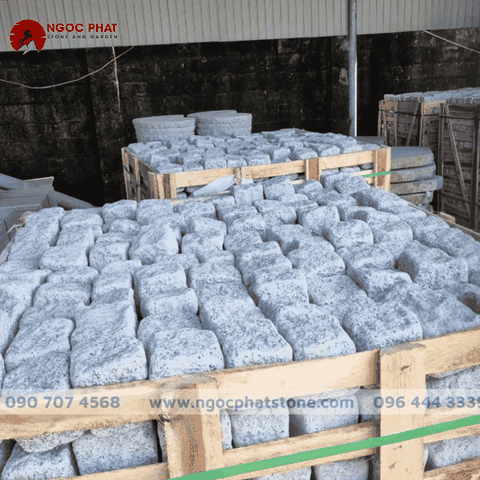 Đá Cúc Bi Granite Quay Cạnh