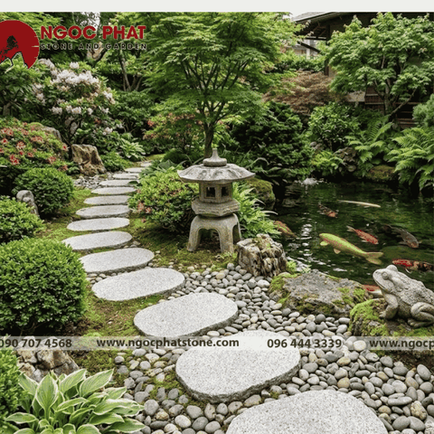 ĐÁ BƯỚC DẠO GRANITE SÂN VƯỜN