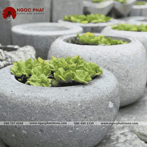 CHẬU ĐÁ GRANITE TỰ NHIÊN