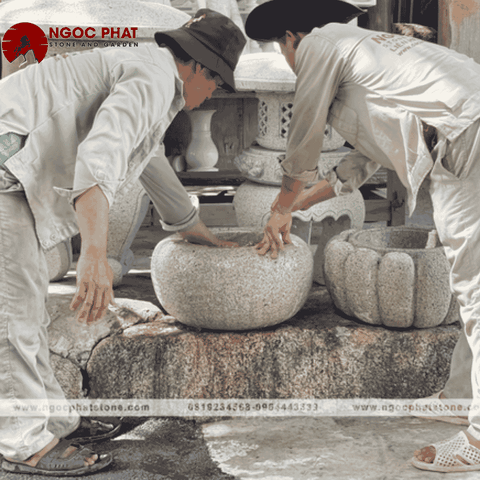 CHẬU ĐÁ GRANITE TỰ NHIÊN