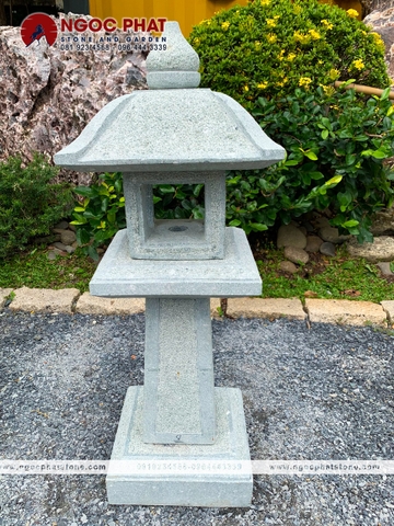 Đèn Đá Chân Trụ Lồng Xuông