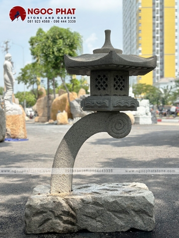 Đèn Đá Chân Cong Kiểu Nhật