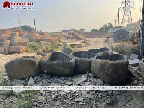 Chậu Đá Bazan Tự Nhiên