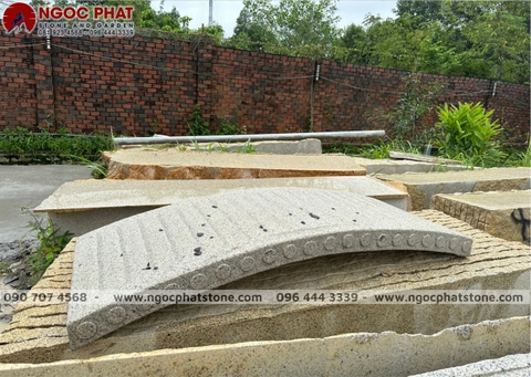 CẦU ĐÁ GRANITE - CẦU ĐÁ SÂN VƯỜN HỒ CÁ KOI CĐ05