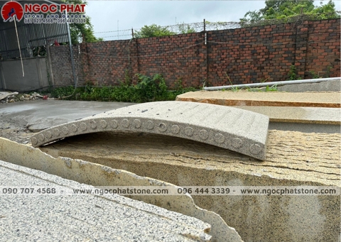 CẦU ĐÁ GRANITE - CẦU ĐÁ SÂN VƯỜN HỒ CÁ KOI CĐ05