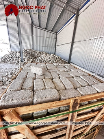 Đá Chẻ Granite Cubic Bo Cạnh