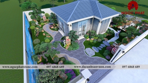 DỰ ÁN THIẾT KẾ THI CÔNG SÂN VƯỜN TƯ GIA