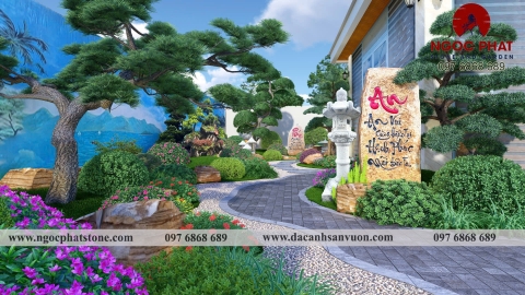 DỰ ÁN THIẾT KẾ THI CÔNG SÂN VƯỜN TƯ GIA