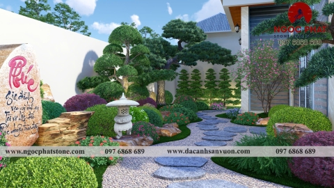 DỰ ÁN THIẾT KẾ THI CÔNG SÂN VƯỜN TƯ GIA