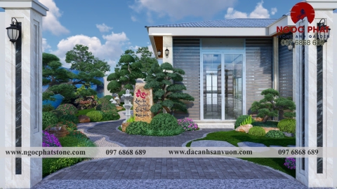 DỰ ÁN THIẾT KẾ THI CÔNG SÂN VƯỜN TƯ GIA