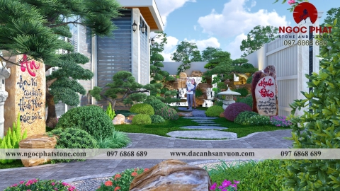 DỰ ÁN THIẾT KẾ THI CÔNG SÂN VƯỜN TƯ GIA
