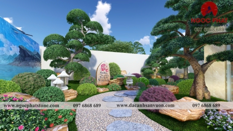 DỰ ÁN THIẾT KẾ THI CÔNG SÂN VƯỜN TƯ GIA