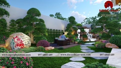 DỰ ÁN THIẾT KẾ THI CÔNG SÂN VƯỜN TƯ GIA
