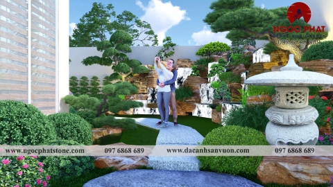 DỰ ÁN THIẾT KẾ THI CÔNG SÂN VƯỜN TƯ GIA