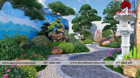 DỰ ÁN THIẾT KẾ THI CÔNG SÂN VƯỜN TƯ GIA