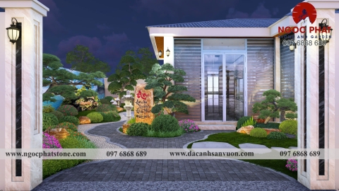 DỰ ÁN THIẾT KẾ THI CÔNG SÂN VƯỜN TƯ GIA