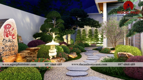 DỰ ÁN THIẾT KẾ THI CÔNG SÂN VƯỜN TƯ GIA