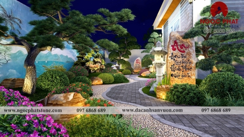 DỰ ÁN THIẾT KẾ THI CÔNG SÂN VƯỜN TƯ GIA