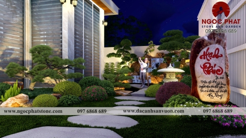 DỰ ÁN THIẾT KẾ THI CÔNG SÂN VƯỜN TƯ GIA
