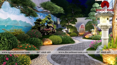 DỰ ÁN THIẾT KẾ THI CÔNG SÂN VƯỜN TƯ GIA
