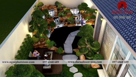 DỰ ÁN THIẾT KẾ THI CÔNG SÂN VƯỜN TƯ GIA