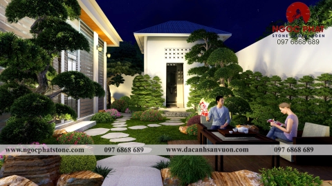 DỰ ÁN THIẾT KẾ THI CÔNG SÂN VƯỜN TƯ GIA