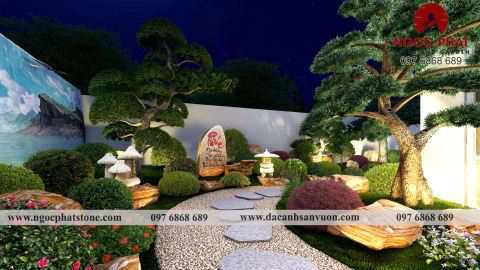 DỰ ÁN THIẾT KẾ THI CÔNG SÂN VƯỜN TƯ GIA