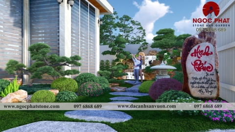 DỰ ÁN THIẾT KẾ THI CÔNG SÂN VƯỜN TƯ GIA
