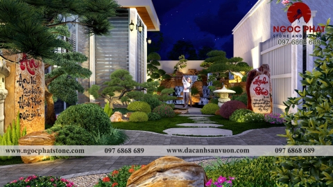 DỰ ÁN THIẾT KẾ THI CÔNG SÂN VƯỜN TƯ GIA