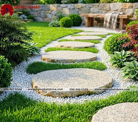 ĐÁ BƯỚC DẠO GRANITE SÂN VƯỜN